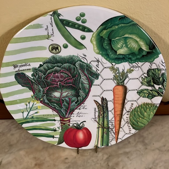 🆕 Michel Design Works-Serveware-Large Platter-Vegetable Kingdom - Picture 2 of 8